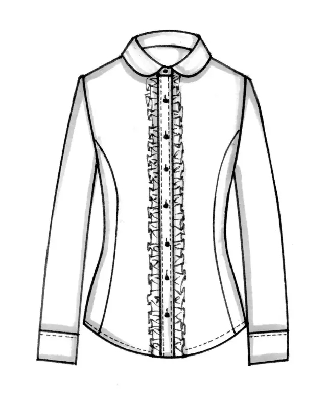 手繪服裝平面款式圖1:1對(duì)照 從零開(kāi)始到精準(zhǔn)呈現(xiàn)（含繪制教程）